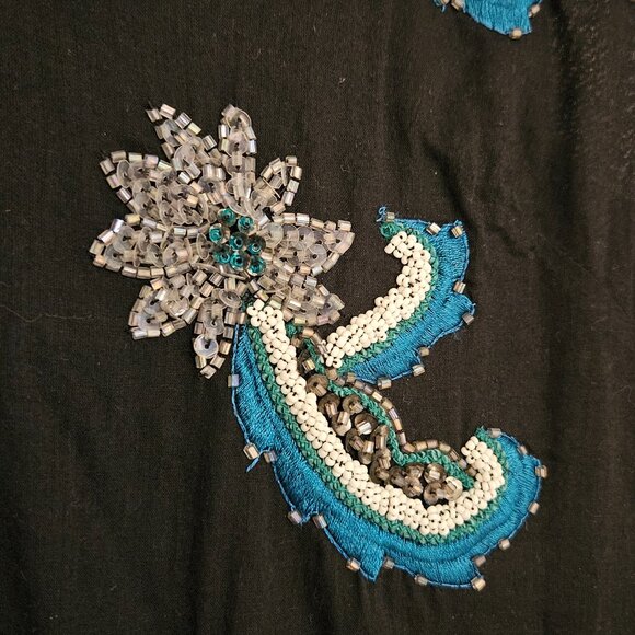 French Connection Beaded Floral Mini Dress - Picture 6 of 9